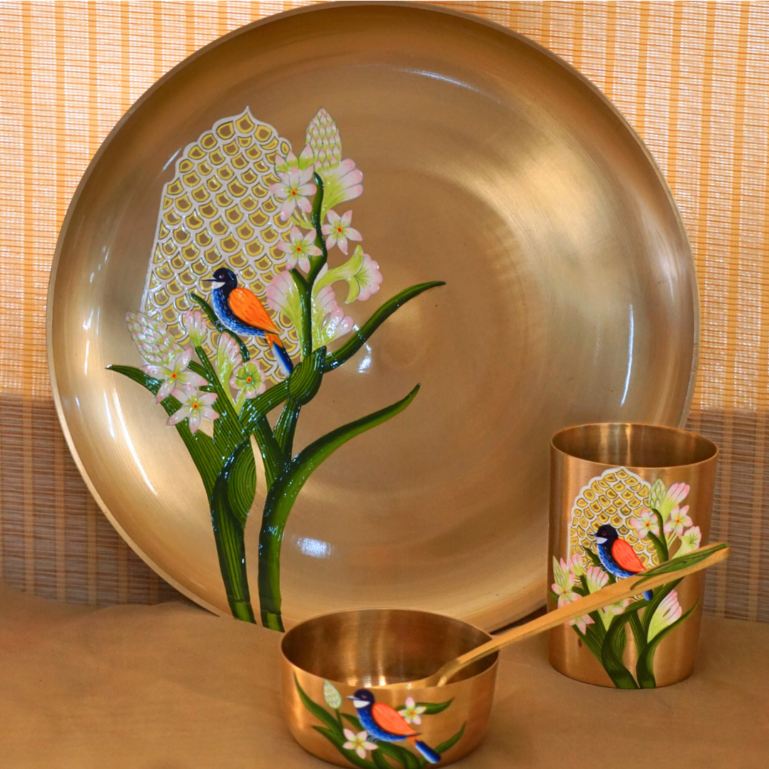 Kansa Dinner Set For One