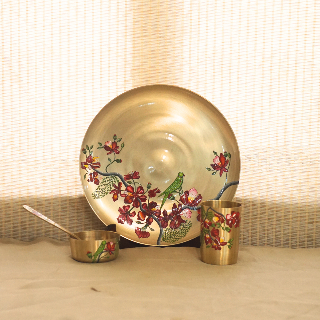 Kansa Dinner Set For One