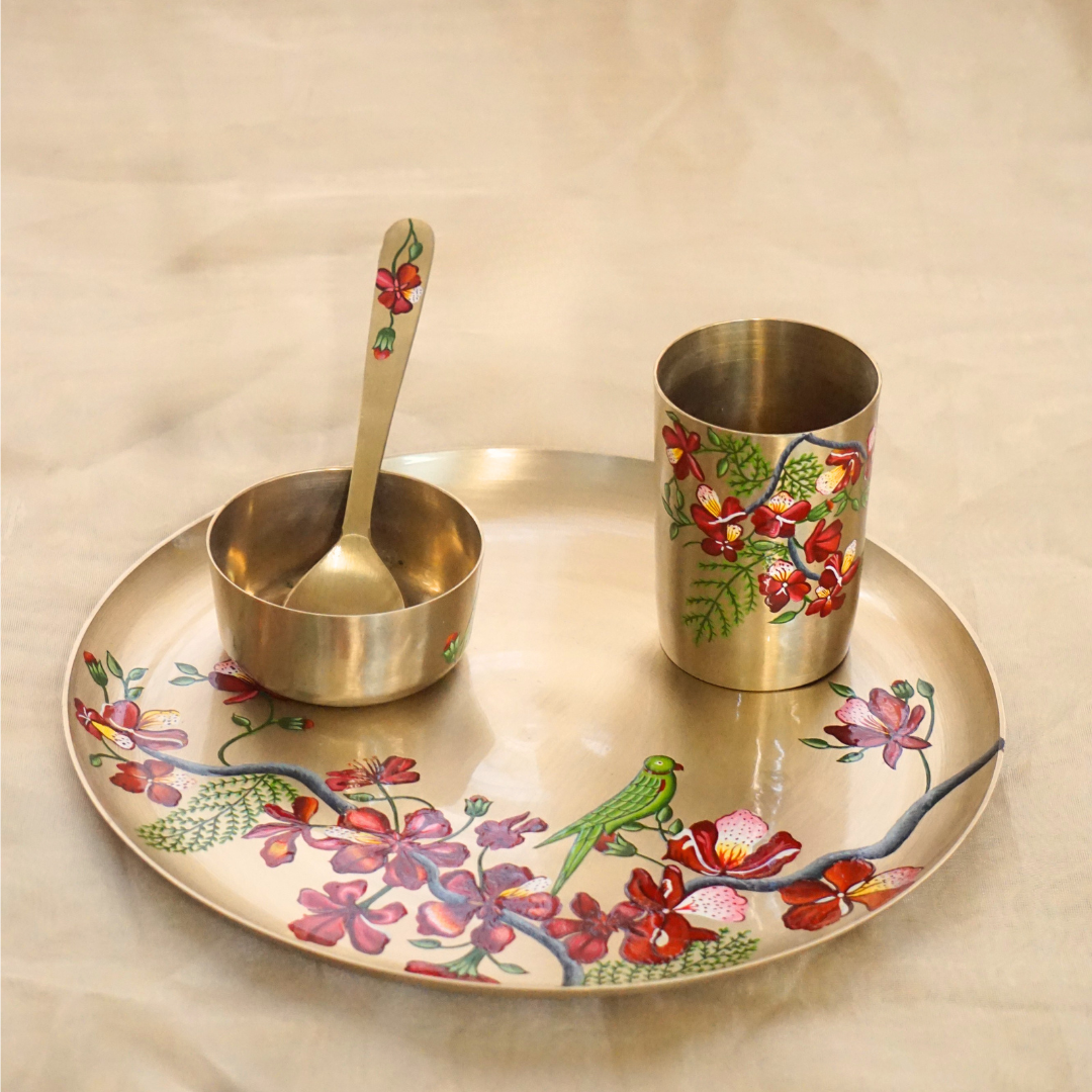 Kansa Dinner Set For One
