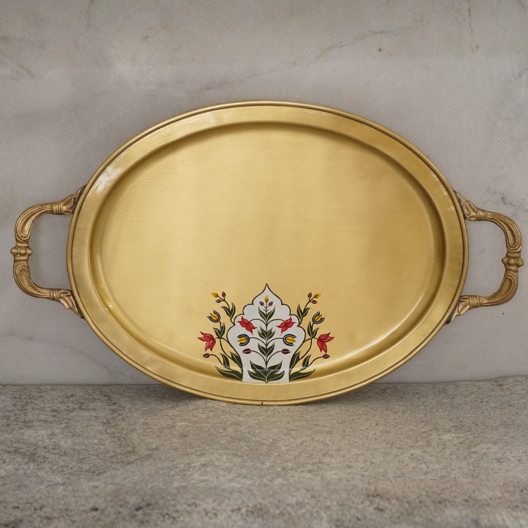 Brass Oval Tray